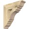 Ekena Millwork Olympic Traditional Rough Sawn Bracket, Douglas Fir, 4"W x 16"D x 16"H BKT04X16X16OLY01RDF - alternate 1